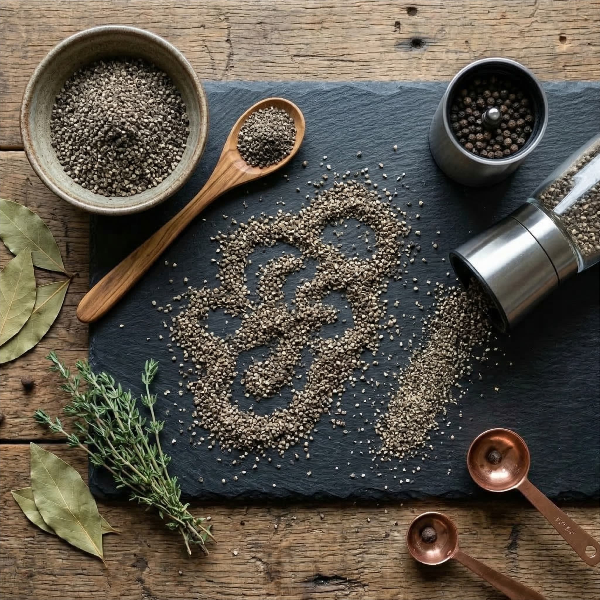 Pieprz czarny mielony — sposób podania